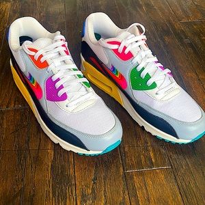 Nike AirMax 90 “Be True” - PRIDE/Rainbow colorway - size 10.5M